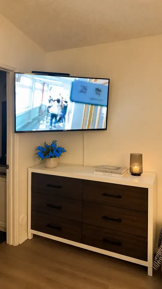 Bedroom TV Mounting